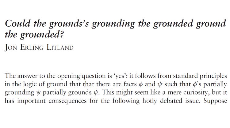 Grounding